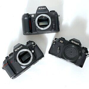 Nikon 35mm SLR Camera Body Lot Not Working FG N80 N2000